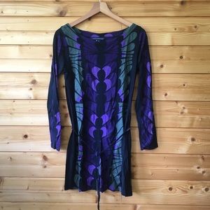 •French Connection• vintage tunic with tie EUC